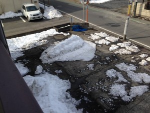 大雪王蟲 駐車場